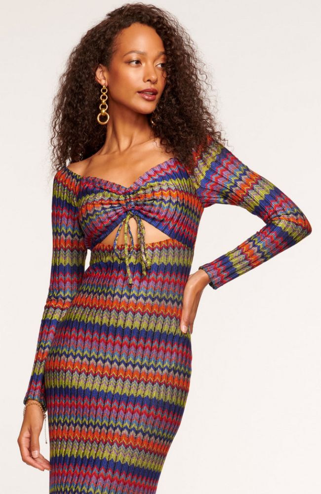 Grace Chevron Dress