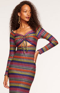 Grace Chevron Dress