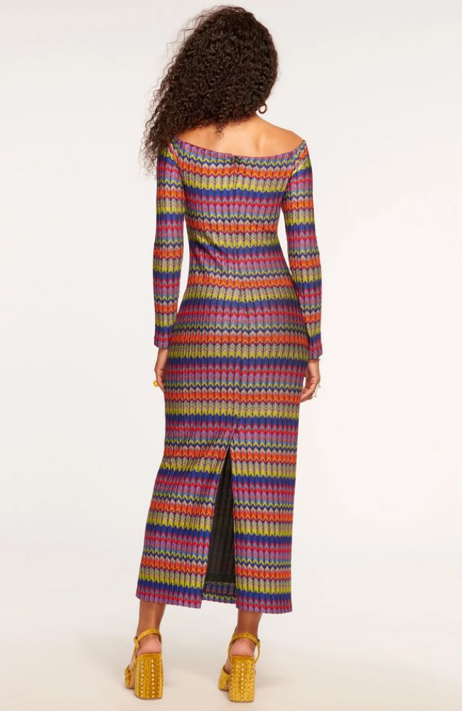 Grace Chevron Dress