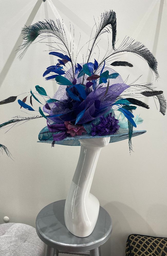 Impress Hat Turq Blue