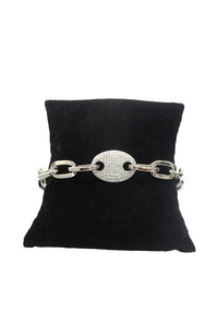 Med Link Bracelet CZ Center