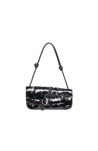 Alice-L Handbag in Black Sequins