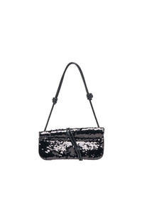 Alice-L Handbag in Black Sequins