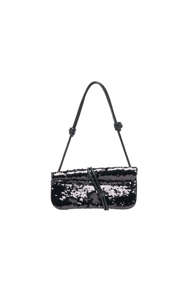 Alice-L Handbag in Black Sequins
