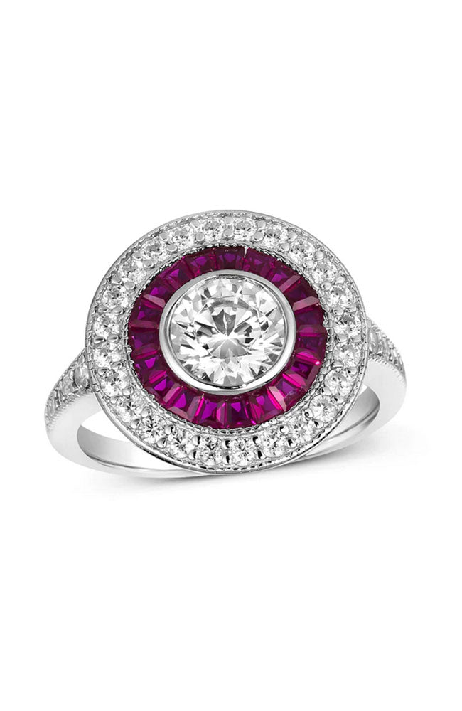 Anastasia 38 Ruby Ring Sz 7