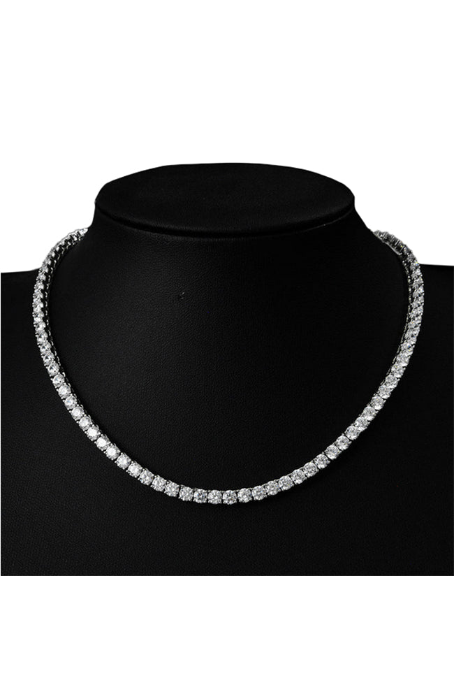 Anastasia 39 Diamond Crystalline Platinum Necklace