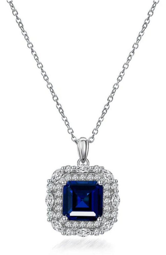 Arabella 16 Blue Sapphire Necklace