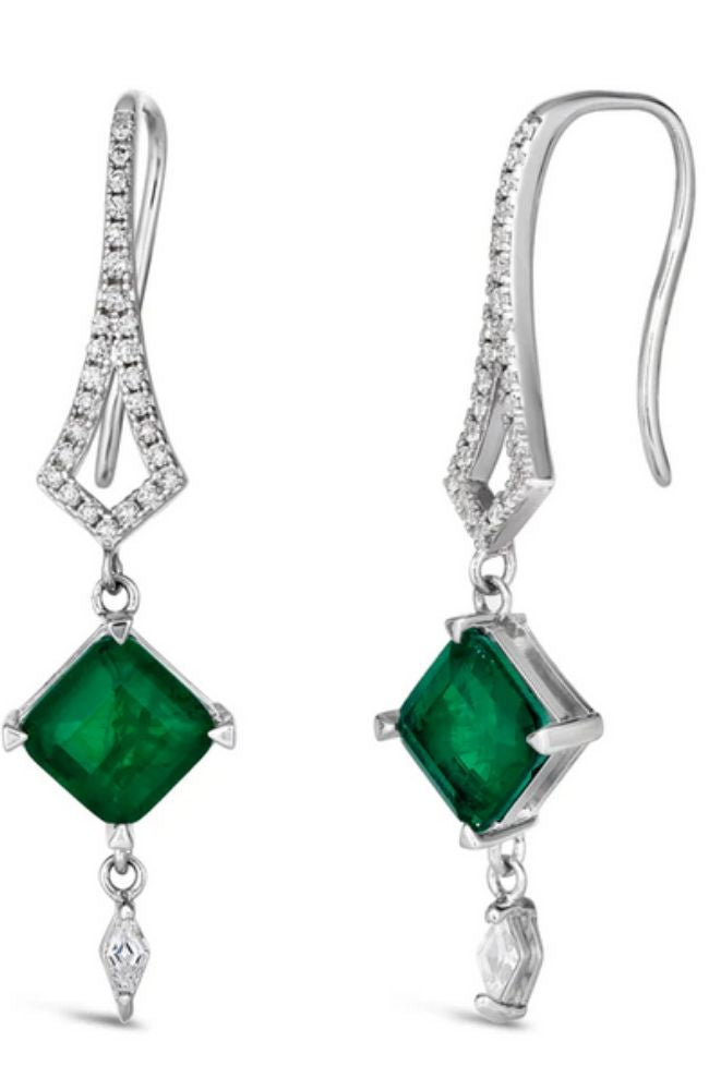 Arabella 20 Emerald Earrings