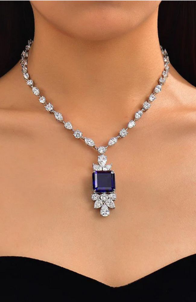 Arabella 23 Sapphire Blue Necklace