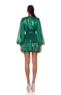 Bedouin Metallic Mini Dress
