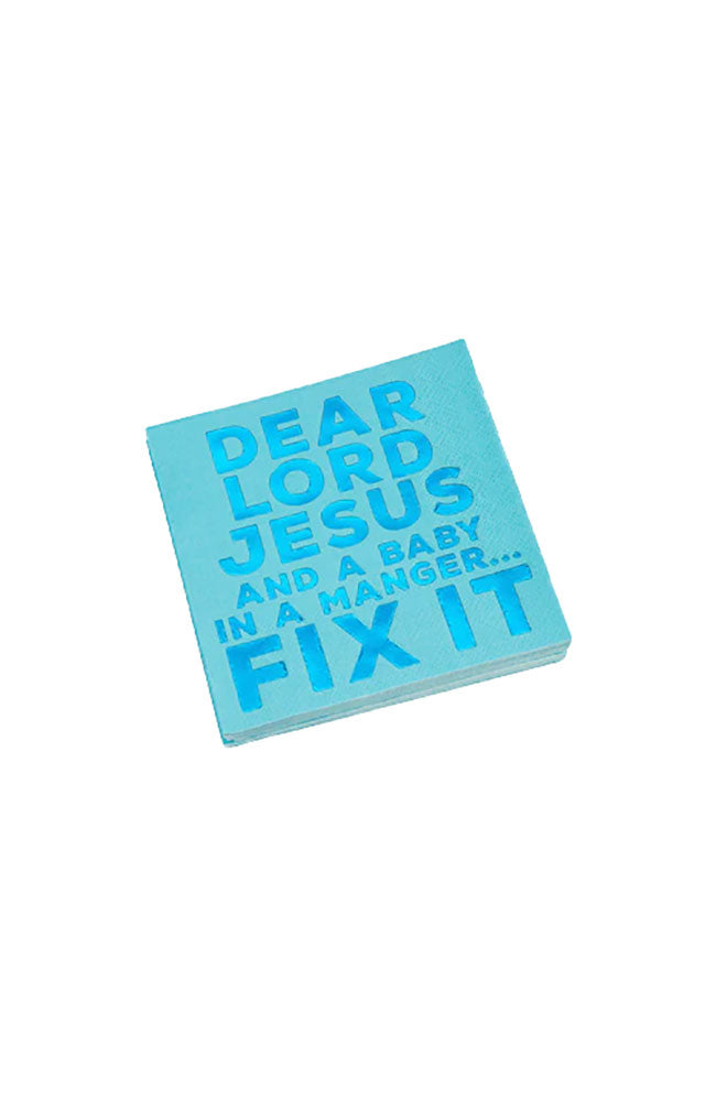 Dear Lord Jesus Fix It Napkins