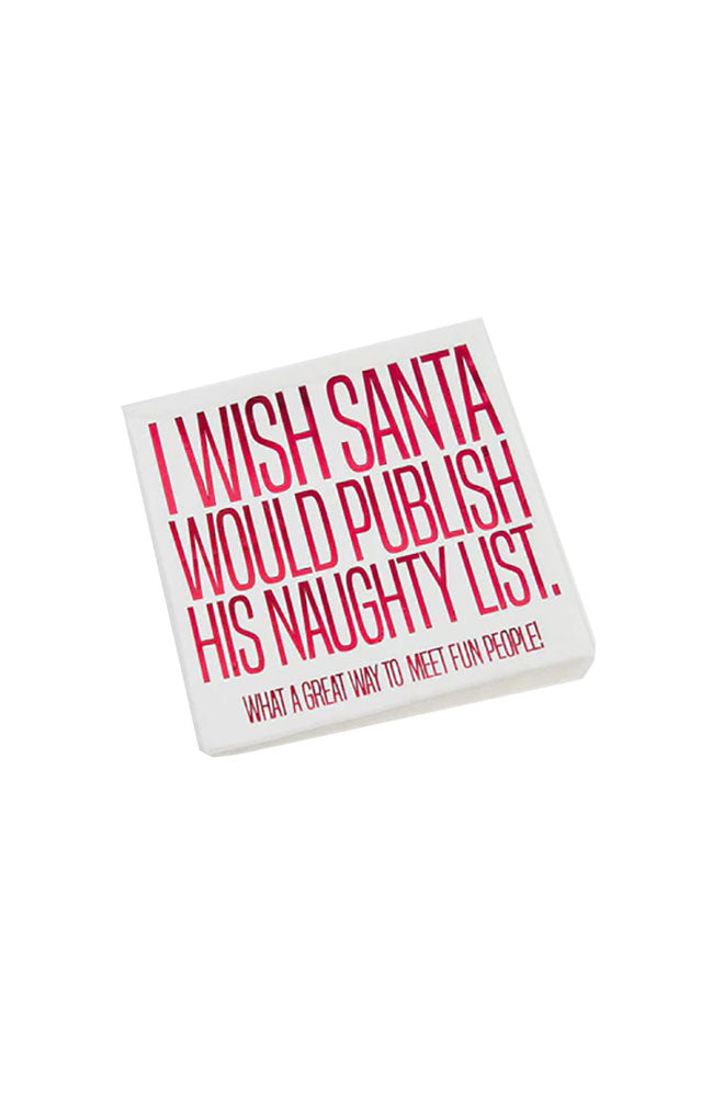 I Wish Santa Would Napkins