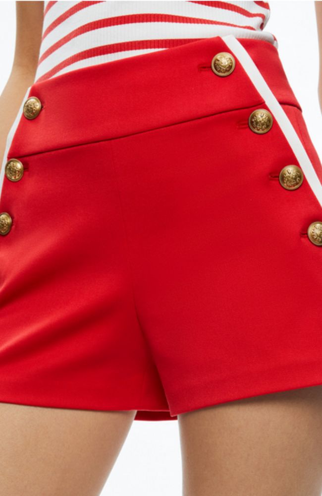Narin HR Button Front Short