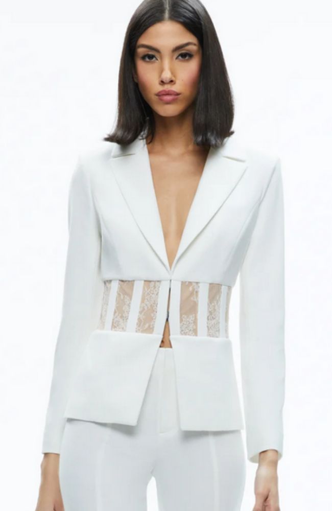 Alexia Sheer Corset Blazer