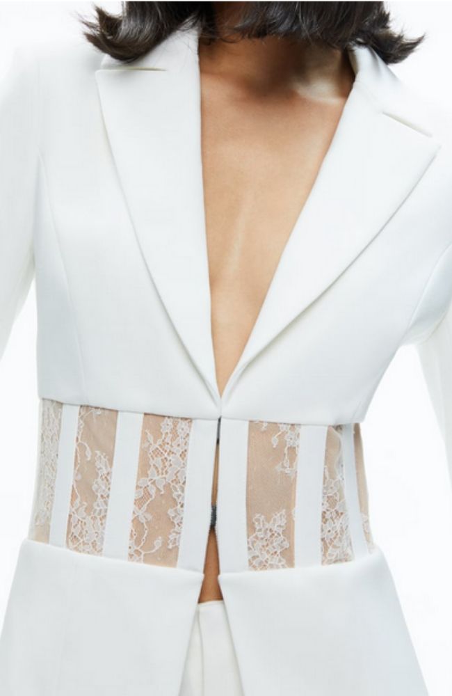 Alexia Sheer Corset Blazer
