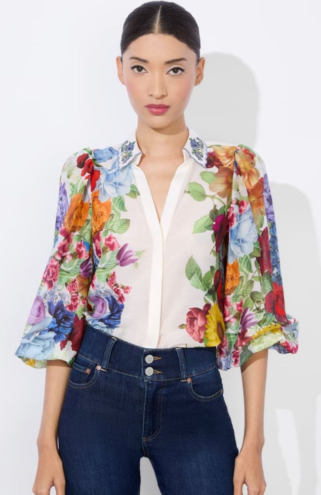 Roanne Button Down Blouse