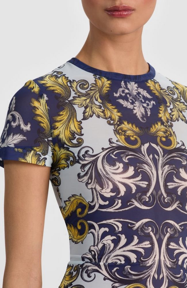 Tess Tee in Antique Scroll