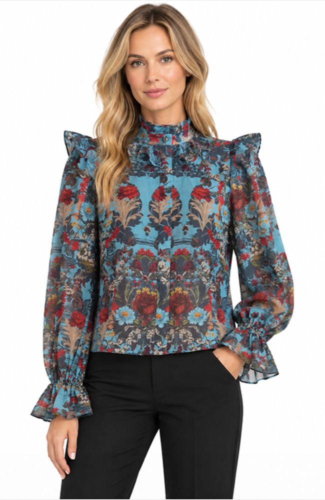 Bernice Victorian Ruffle Blouse