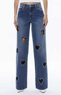 Karrie Heart Cutout Jean