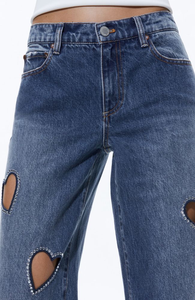 Karrie Heart Cutout Jean