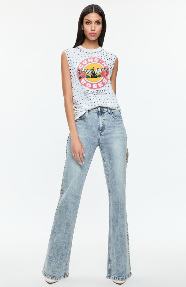 Bodie HR Bootcut Studded Jean