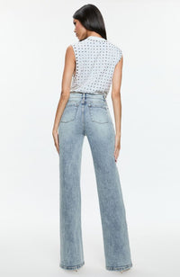 Bodie HR Bootcut Studded Jean