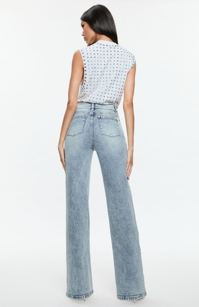 Bodie HR Bootcut Studded Jean