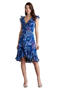 Venita Cascading Ruffle Dress