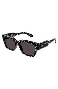 Chloe Sunglass Black Vintage Rectangle