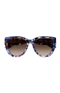 Chloe Sunglass Soft Cat Eye Purple