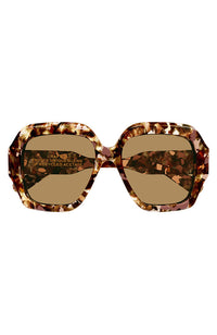 Chloe Blushy Brown Sunglasses