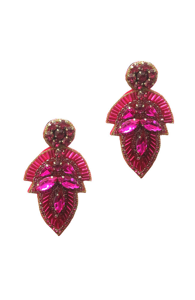 Pink Statement Earrings