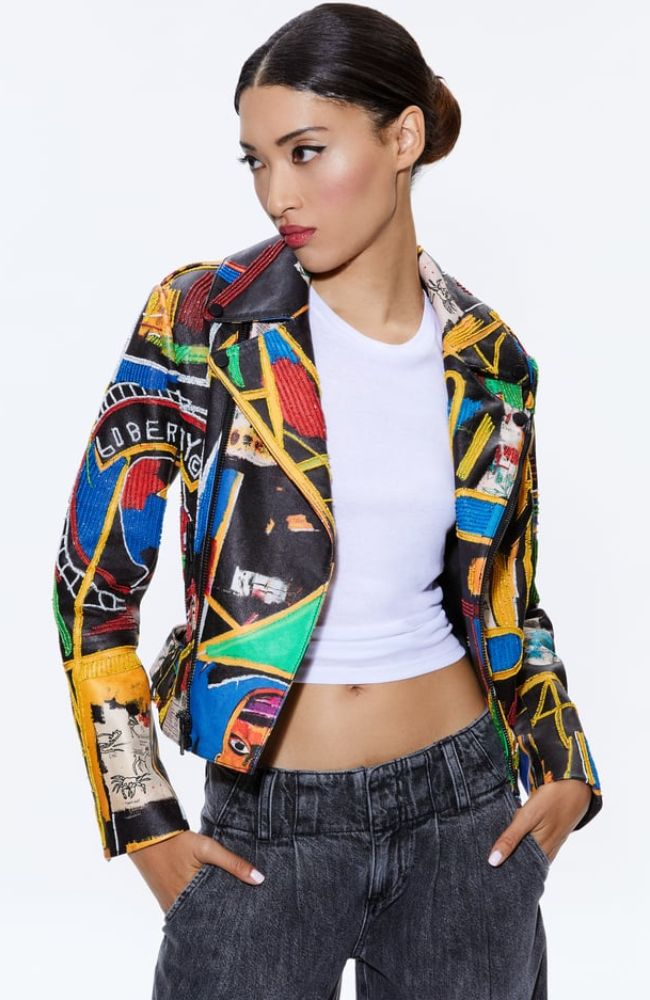 Cody Embellished Moto Jacket