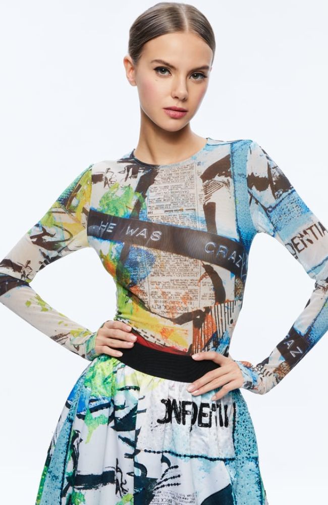 Delaina Crewneck Top