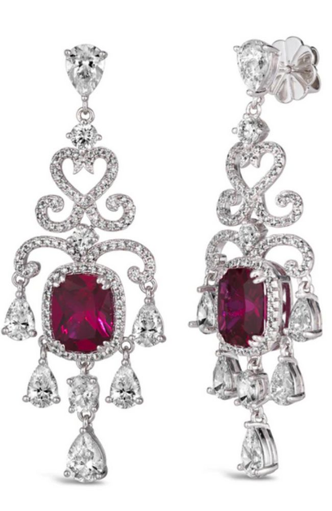 Diana 44 Ruby Earrings