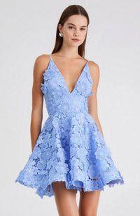 Blake Dress in Baby Blue