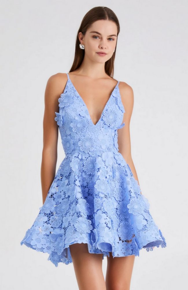 Blake Dress in Baby Blue