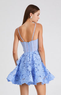 Blake Dress in Baby Blue