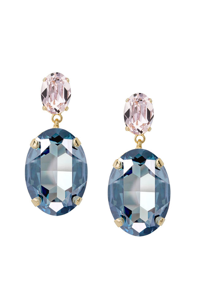 Blue Shade Roseline Swarovski Earring