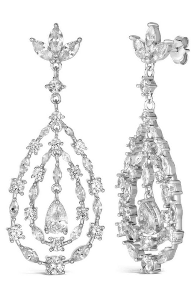 Elizabeth 07 Diamond Crystalline Earrings