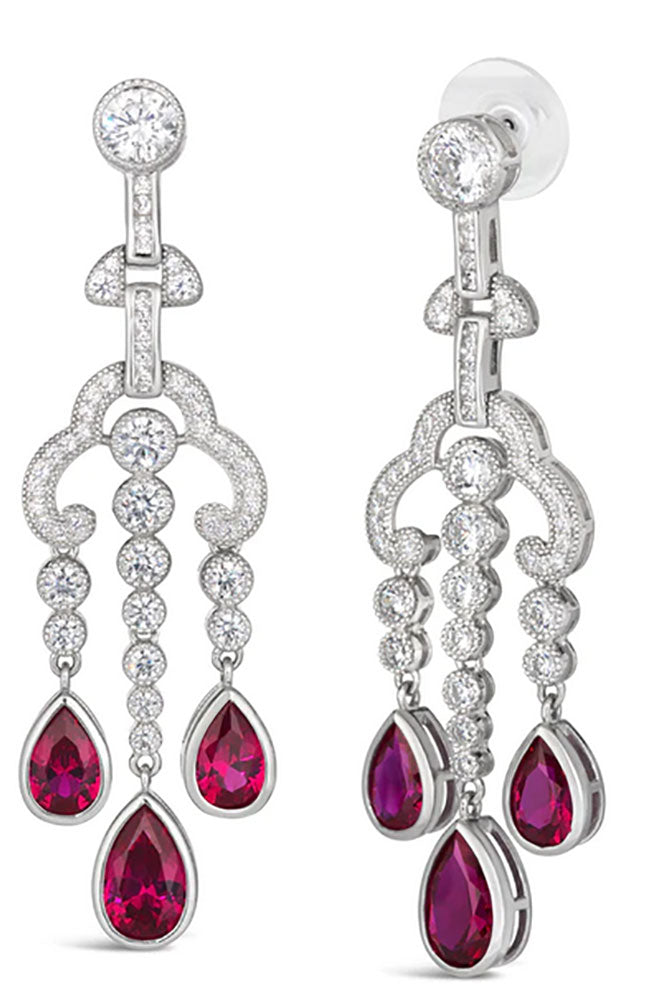 Elizabeth 46 Ruby Earrings