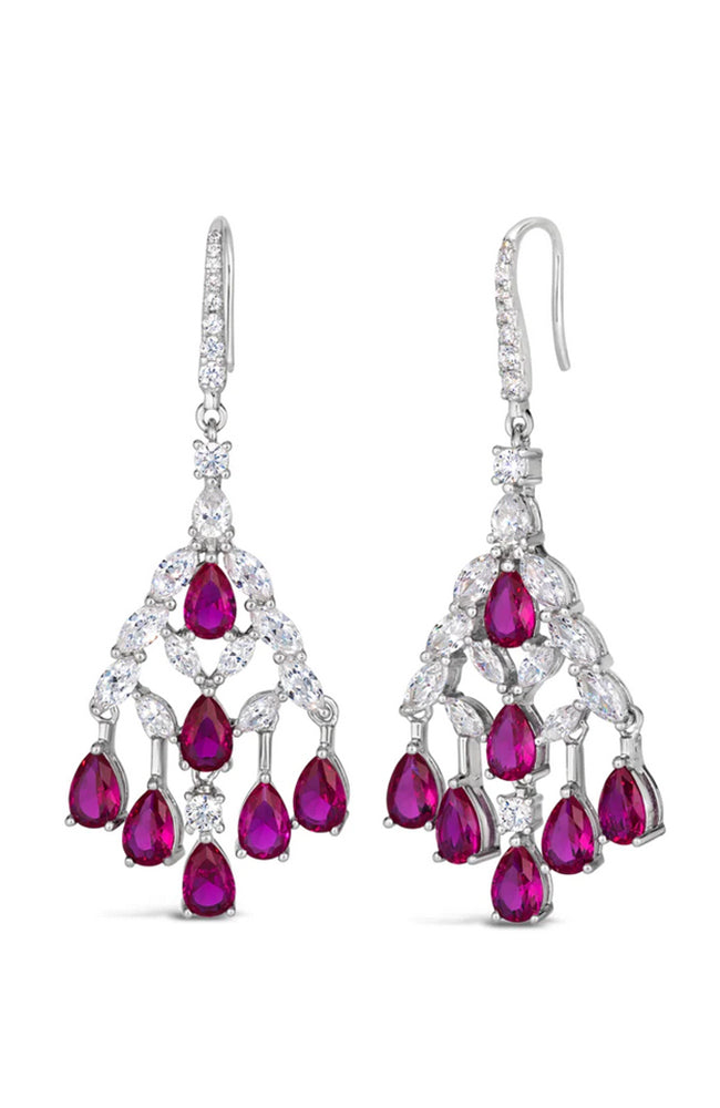 Elizabeth 47 Pink Sapphire Earrings