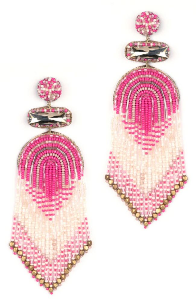 Ishani Earring in Hot Pink