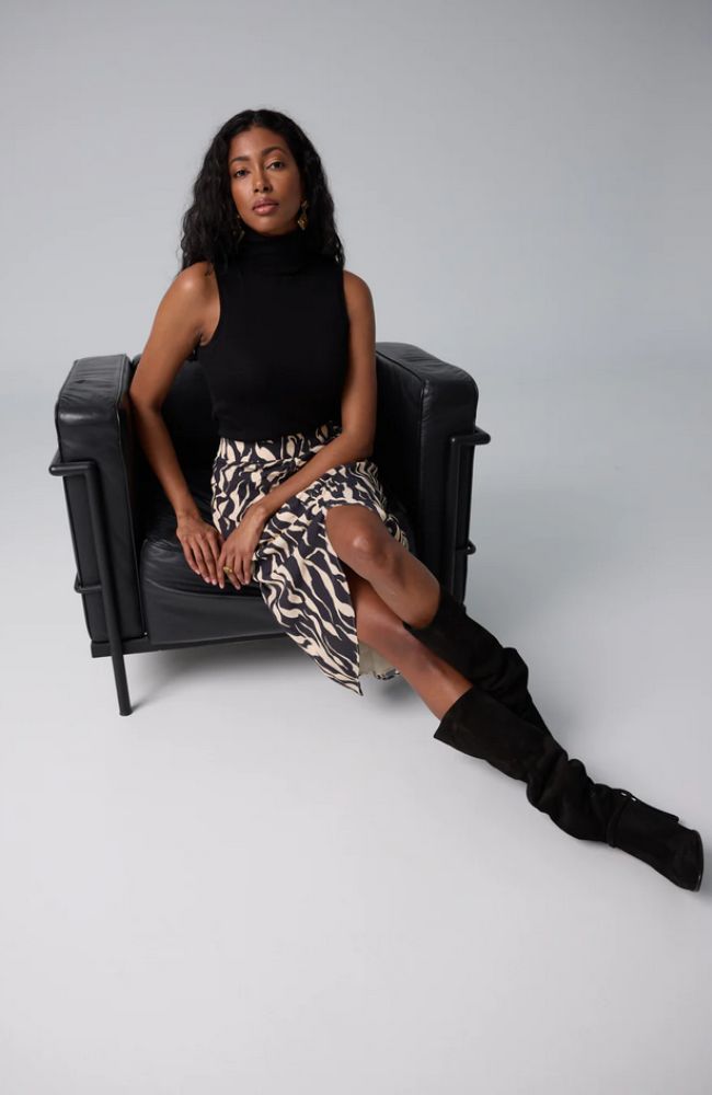 Skirt with Front Slit