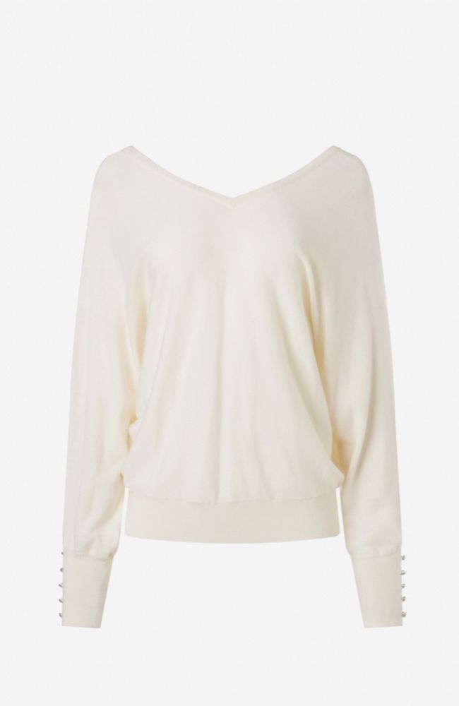 Merino Blend Vneck Sweater