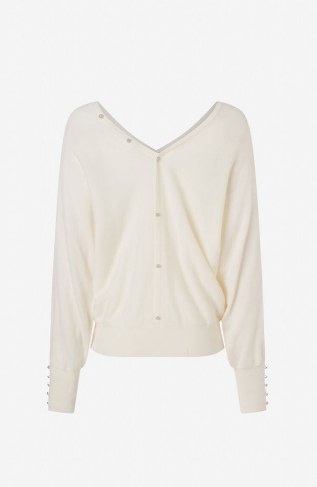 Merino Blend Vneck Sweater