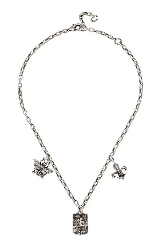 Hughette 14-17" Bee Dauphine Fleur Necklace