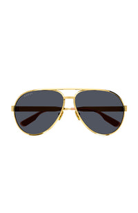 Gucci Sunglasses Gold Aviator