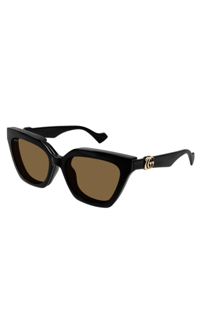 Gucci Sunglasses Black Narrow Cat Eye
