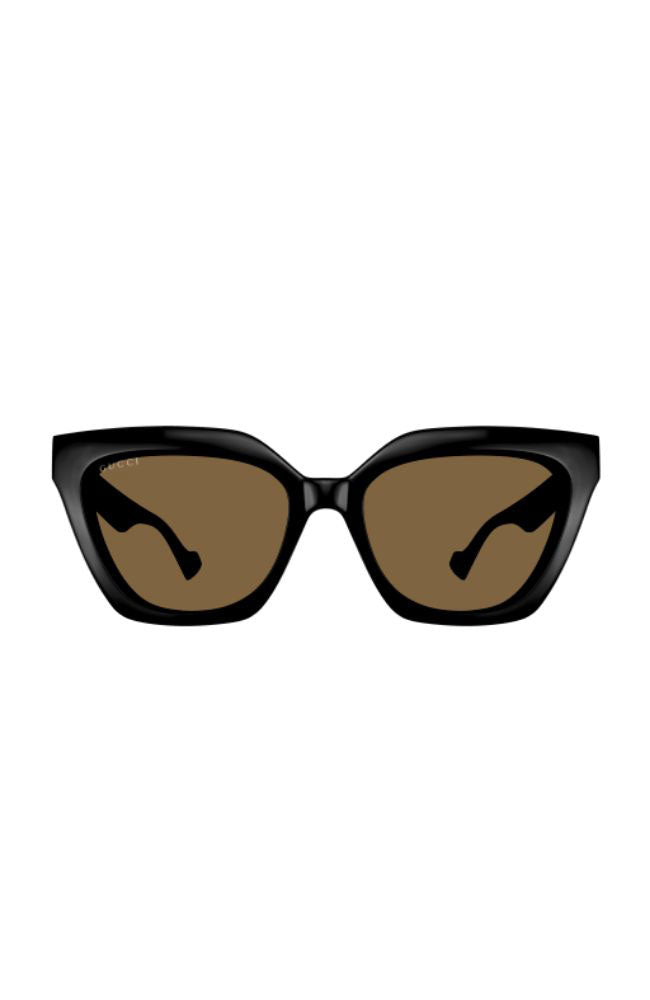 Gucci Sunglasses Black Narrow Cat Eye